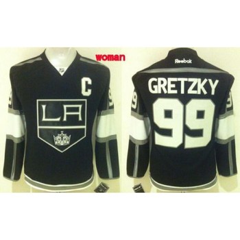 Kings #99 Wayne Gretzky Black Home Women's Stitched NHL Jersey Kings #99 Wayne Gretzky Black Home Women's Stitched NHL Jersey