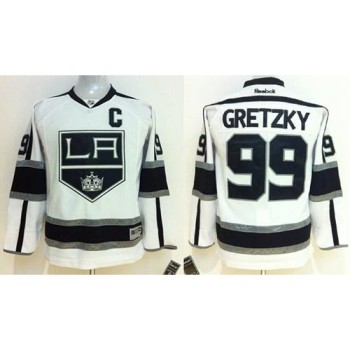 Kings #99 Wayne Gretzky White Road Stitched Youth NHL Jersey Kings #99 Wayne Gretzky White Road Stitched Youth NHL Jersey