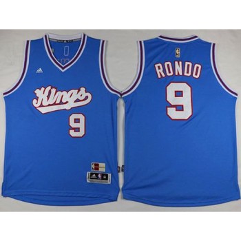 Kings #9 Rajon Rondo New Light Blue Stitched NBA Jersey Kings #9 Rajon Rondo New Light Blue Stitched NBA Jersey