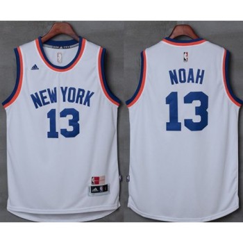 Knicks #13 Joakim Noah New White Stitched NBA Jersey Knicks #13 Joakim Noah New White Stitched NBA Jersey