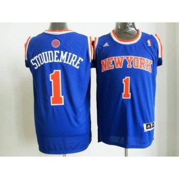Knicks #1 Amare Stoudemire Blue Road New 2012-13 Season Stitched NBA Jersey Knicks #1 Amare Stoudemire Blue Road New 2012-13 Season Stitched NBA Jersey
