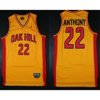 Knicks #22 Carmelo Anthony Gold Oak Hill Academy High School Stitched NBA Jersey Knicks #22 Carmelo Anthony Gold Oak Hill Academy High School Stitched NBA Jersey