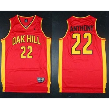 Knicks #22 Carmelo Anthony Red Oak Hill Academy High School Stitched NBA Jersey Knicks #22 Carmelo Anthony Red Oak Hill Academy High School Stitched NBA Jersey