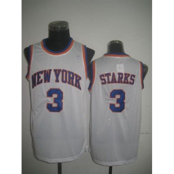 Knicks #3 John Starks White Throwback Stitched NBA Jersey Knicks #3 John Starks White Throwback Stitched NBA Jersey