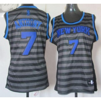 Knicks #7 Carmelo Anthony Black/Grey Women's Groove Stitched NBA Jersey Knicks #7 Carmelo Anthony Black/Grey Women's Groove Stitched NBA Jersey