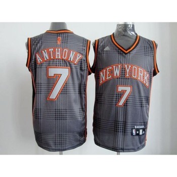 Knicks #7 Carmelo Anthony Black Rhythm Fashion Stitched NBA Jersey Knicks #7 Carmelo Anthony Black Rhythm Fashion Stitched NBA Jersey