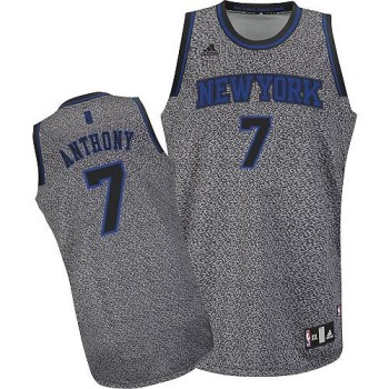 Knicks #7 Carmelo Anthony Grey Static Fashion Stitched NBA Jersey Knicks #7 Carmelo Anthony Grey Static Fashion Stitched NBA Jersey