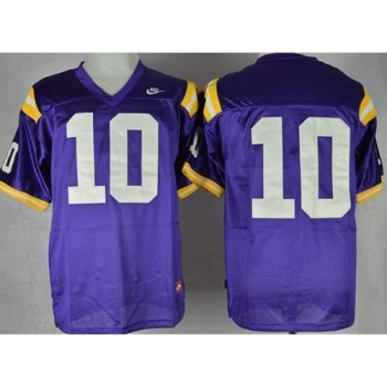 LSU Tigers #10 Anthony Jennings Purple Stitched NCAA Jersey LSU Tigers #10 Anthony Jennings Purple Stitched NCAA Jersey