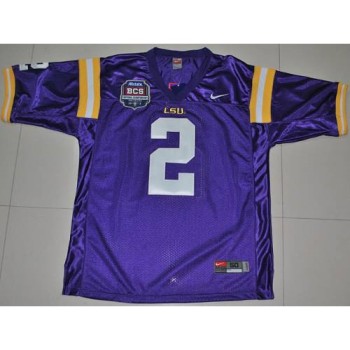 LSU Tigers #2 Rueben Randle Purple 2012 BCS Championship Patch Stitched NCAA Jersey LSU Tigers #2 Rueben Randle Purple 2012 BCS Championship Patch Stitched NCAA Jersey