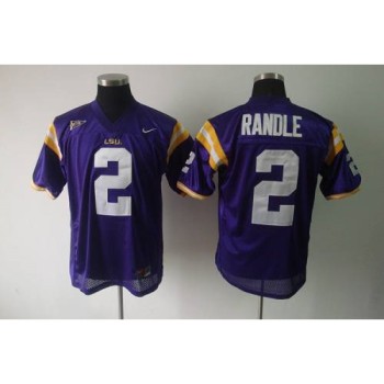 LSU Tigers #2 Rueben Randle Purple Stitched NCAA Jersey LSU Tigers #2 Rueben Randle Purple Stitched NCAA Jersey