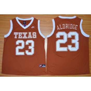 Longhorns #23 LaMarcus Aldridge Orange Basketball Stitched NCAA Jersey Longhorns #23 LaMarcus Aldridge Orange Basketball Stitched NCAA Jersey