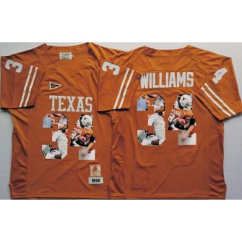 Longhorns #34 Ricky Williams Orange Player Fashion Stitched NCAA Jersey Longhorns #34 Ricky Williams Orange Player Fashion Stitched NCAA Jersey
