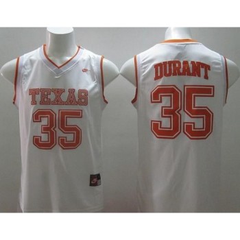 Longhorns #35 Kevin Durant White Stitched NCAA Jersey Longhorns #35 Kevin Durant White Stitched NCAA Jersey