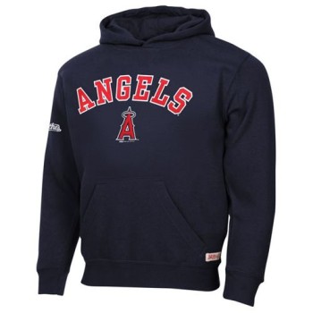 Los Angeles Angels of Anaheim Fastball Fleece Navy Blue Pullover MLB Hoodie Los Angeles Angels of Anaheim Fastball Fleece Navy Blue Pullover MLB Hoodie