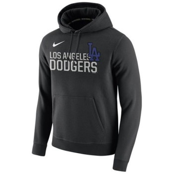 Los Angeles Dodgers Club Fleece Pullover Black MLB Hoodie Los Angeles Dodgers Club Fleece Pullover Black MLB Hoodie