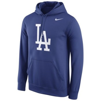 Los Angeles Dodgers Logo Performance Pullover Royal MLB Hoodie Los Angeles Dodgers Logo Performance Pullover Royal MLB Hoodie