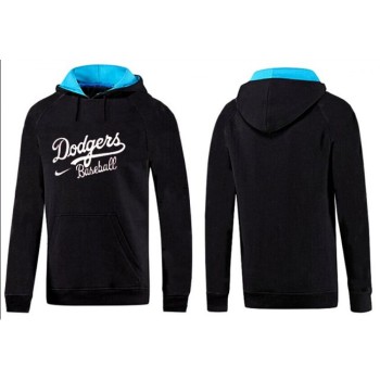 Los Angeles Dodgers Pullover Hoodie Black & Blue Los Angeles Dodgers Pullover Hoodie Black & Blue