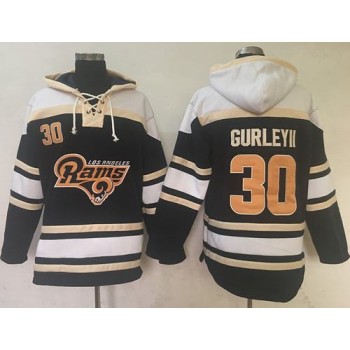 Los Angeles Rams #30 Todd Gurley II Navy Blue Sawyer Hoodie Sweatshirt NFL Hoodie Los Angeles Rams #30 Todd Gurley II Navy Blue Sawyer Hoodie Sweatshirt NFL Hoodie
