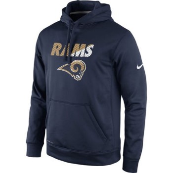 Los Angeles Rams Kick Off Staff Performance Pullover Hoodie Navy Los Angeles Rams Kick Off Staff Performance Pullover Hoodie Navy
