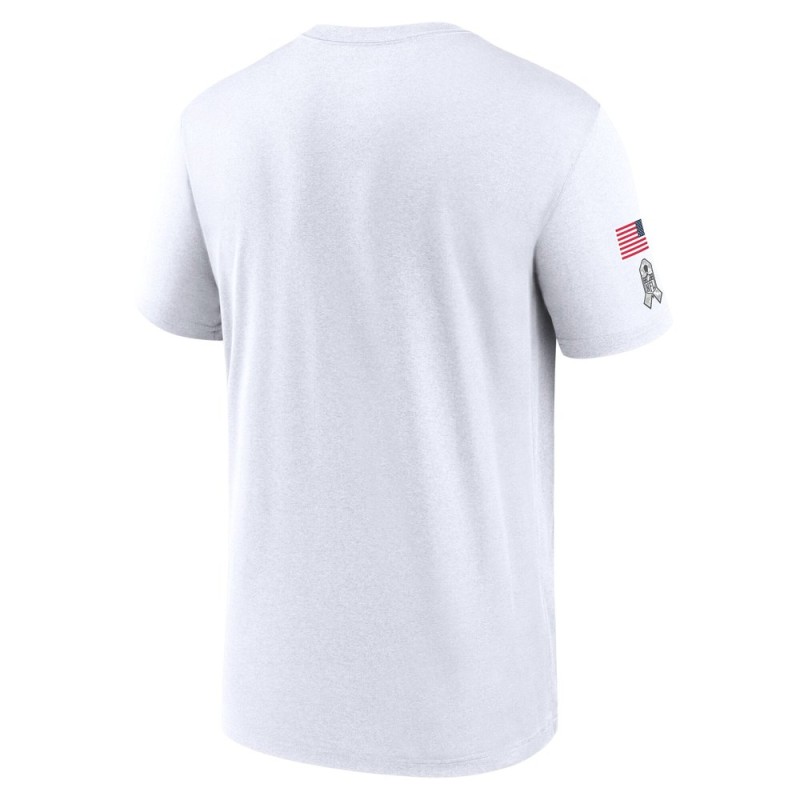 Men's Buffalo Bills Nike White 2024 Salute To Service Legend Performance T-Shirt Men's Buffalo Bills Nike White 2024 Salute To Service Legend Performance T-Shirt
