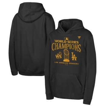 Youth Los Angeles Dodgers Black 2024 World Series Champions Hoodie Youth Los Angeles Dodgers Black 2024 World Series Champions Hoodie