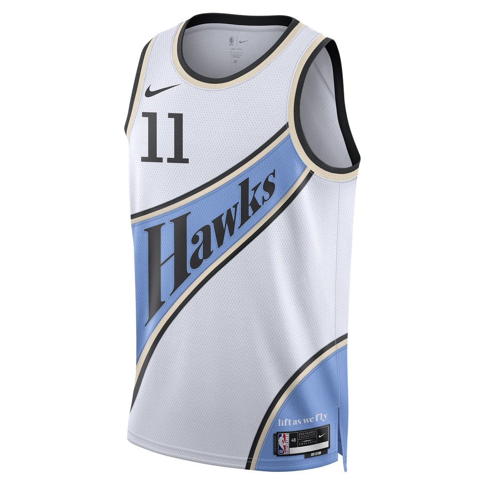Unisex Atlanta Hawks Trae Young White 2024/25 Swingman Player Jersey - City Edition Unisex Atlanta Hawks Trae Young White 2024/25 Swingman Player Jersey - City Edition