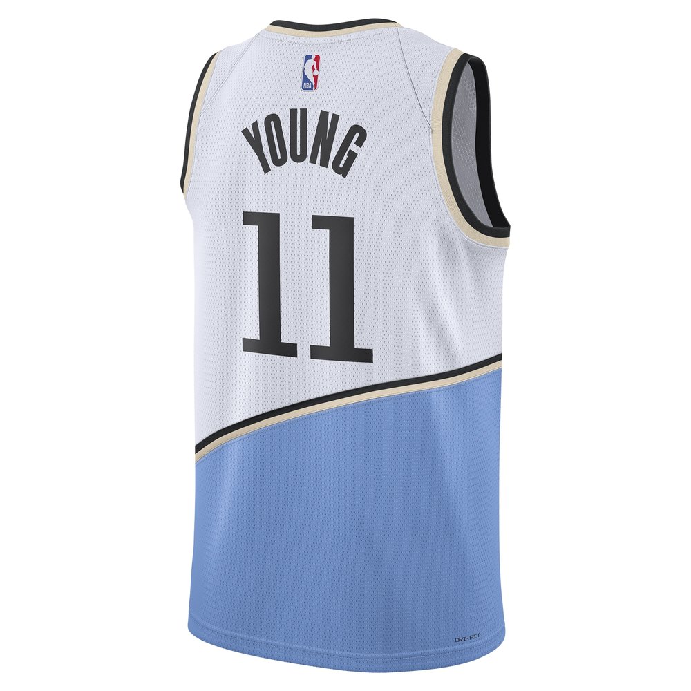 Unisex Atlanta Hawks Trae Young White 2024/25 Swingman Player Jersey - City Edition Unisex Atlanta Hawks Trae Young White 2024/25 Swingman Player Jersey - City Edition