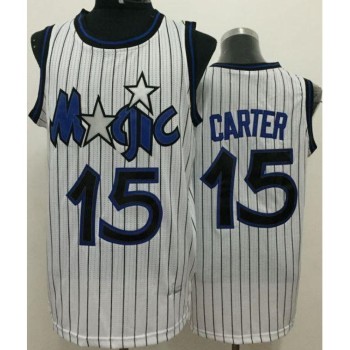 Magic #15 Vince Carter White Throwback Stitched NBA Jersey Magic #15 Vince Carter White Throwback Stitched NBA Jersey