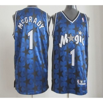 Magic #1 Tracy Mcgrady Blue All Star Stitched Jersey Magic #1 Tracy Mcgrady Blue All Star Stitched Jersey