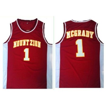 Magic #1 Tracy Mcgrady Red Mount Zion Christian Academy High School Stitched NBA Jersey Magic #1 Tracy Mcgrady Red Mount Zion Christian Academy High School Stitched NBA Jersey