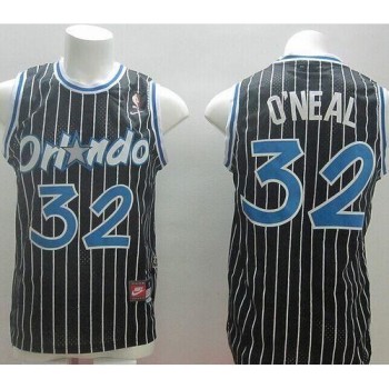 Magic #32 Shaquille O'Neal Black Throwback Stitched Youth NBA Jersey Magic #32 Shaquille O'Neal Black Throwback Stitched Youth NBA Jersey