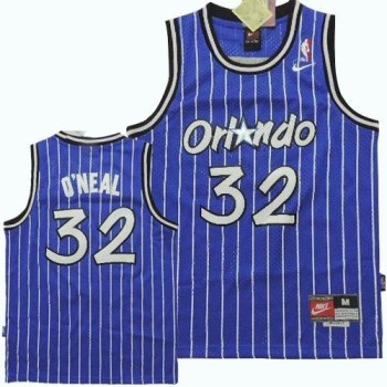 Magic #32 Shaquille O'Neal Blue Throwback Stitched Youth NBA Jersey Magic #32 Shaquille O'Neal Blue Throwback Stitched Youth NBA Jersey