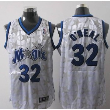 Magic #32 Shaquille O'Neal White Star Limited Edition Stitched NBA Jersey Magic #32 Shaquille O'Neal White Star Limited Edition Stitched NBA Jersey
