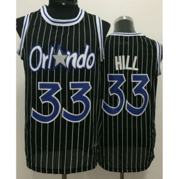 Magic #33 Grant Hill Black Throwback Stitched NBA Jersey Magic #33 Grant Hill Black Throwback Stitched NBA Jersey