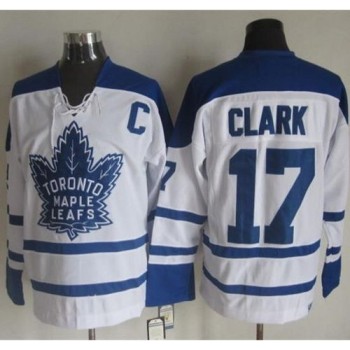 Maple Leafs #17 Wendel Clark White CCM Throwback Winter Classic Stitched NHL Jersey Maple Leafs #17 Wendel Clark White CCM Throwback Winter Classic Stitched NHL Jersey
