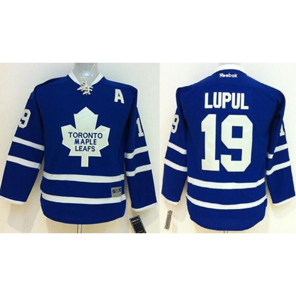 Maple Leafs #19 Joffrey Lupul Blue Home Women's Stitched NHL Jersey