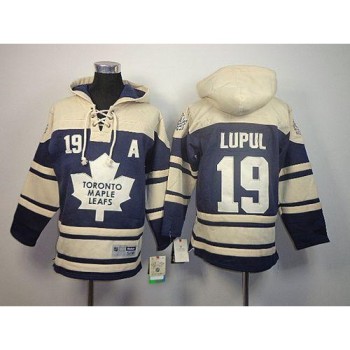Maple Leafs #19 Joffrey Lupul Blue Sawyer Hooded Sweatshirt Stitched Youth NHL Jersey Maple Leafs #19 Joffrey Lupul Blue Sawyer Hooded Sweatshirt Stitched Youth NHL Jersey