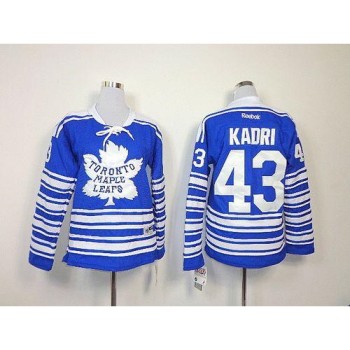 Maple Leafs #43 Nazem Kadri Blue 2014 Winter Classic Women's Stitched NHL Jersey Maple Leafs #43 Nazem Kadri Blue 2014 Winter Classic Women's Stitched NHL Jersey
