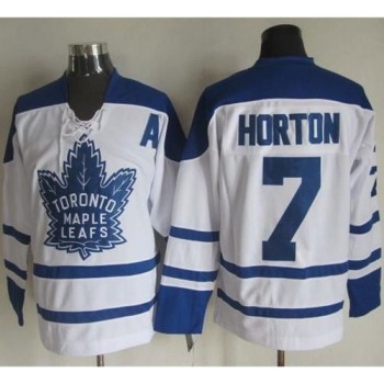Maple Leafs #7 Tim Horton White CCM Throwback Winter Classic Stitched NHL Jersey Maple Leafs #7 Tim Horton White CCM Throwback Winter Classic Stitched NHL Jersey