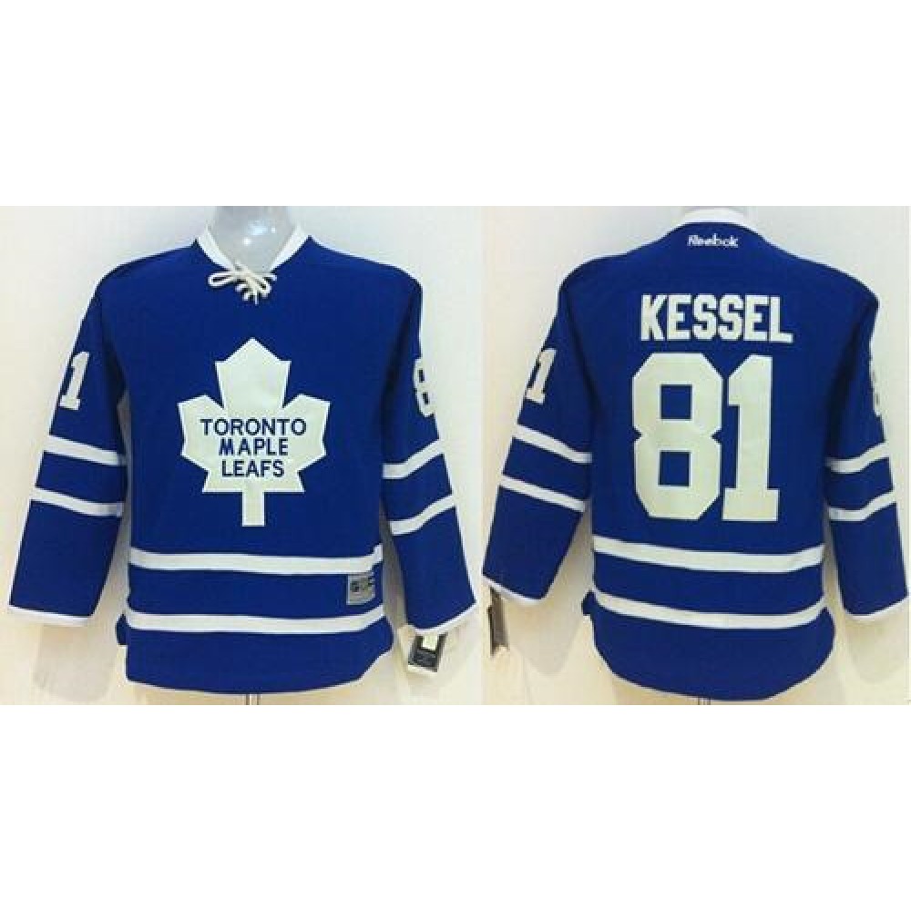 Maple Leafs #81 Kessel Blue Stitched Youth NHL Jersey