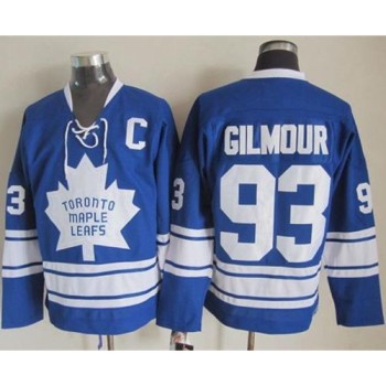 Maple Leafs #93 Doug Gilmour Blue CCM Throwback Third Stitched NHL Jersey Maple Leafs #93 Doug Gilmour Blue CCM Throwback Third Stitched NHL Jersey