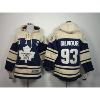 Maple Leafs #93 Doug Gilmour Blue Sawyer Hooded Sweatshirt Stitched Youth NHL Jersey Maple Leafs #93 Doug Gilmour Blue Sawyer Hooded Sweatshirt Stitched Youth NHL Jersey