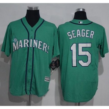 Mariners #15 Kyle Seager Green New Cool Base Stitched MLB Jersey Mariners #15 Kyle Seager Green New Cool Base Stitched MLB Jersey