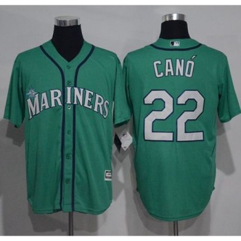 Mariners #22 Robinson Cano Green New Cool Base Stitched MLB Jersey Mariners #22 Robinson Cano Green New Cool Base Stitched MLB Jersey