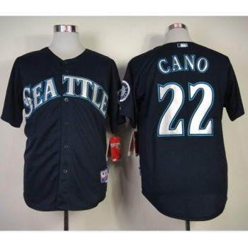 Mariners #22 Robinson Cano Navy Blue Cool Base Stitched MLB Jersey Mariners #22 Robinson Cano Navy Blue Cool Base Stitched MLB Jersey