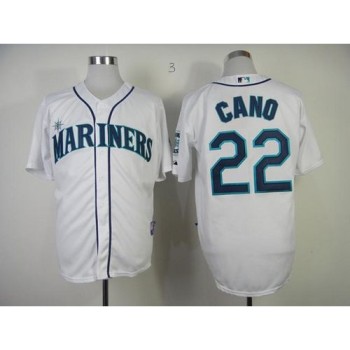 Mariners #22 Robinson Cano White Home Cool Base Stitched MLB Jersey Mariners #22 Robinson Cano White Home Cool Base Stitched MLB Jersey