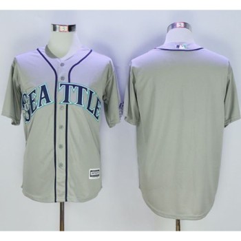 Mariners Blank Grey New Cool Base Stitched MLB Jersey Mariners Blank Grey New Cool Base Stitched MLB Jersey