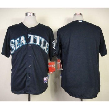 Mariners Blank Navy Blue Cool Base Stitched MLB Jersey Mariners Blank Navy Blue Cool Base Stitched MLB Jersey