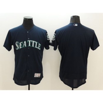 Mariners Blank Navy blue Flexbase Authentic Collection Stitched MLB Jersey Mariners Blank Navy blue Flexbase Authentic Collection Stitched MLB Jersey
