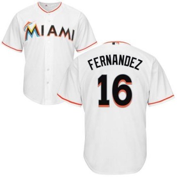 Marlins #16 Jose Fernandez White Cool Base Stitched Youth MLB Jersey Marlins #16 Jose Fernandez White Cool Base Stitched Youth MLB Jersey